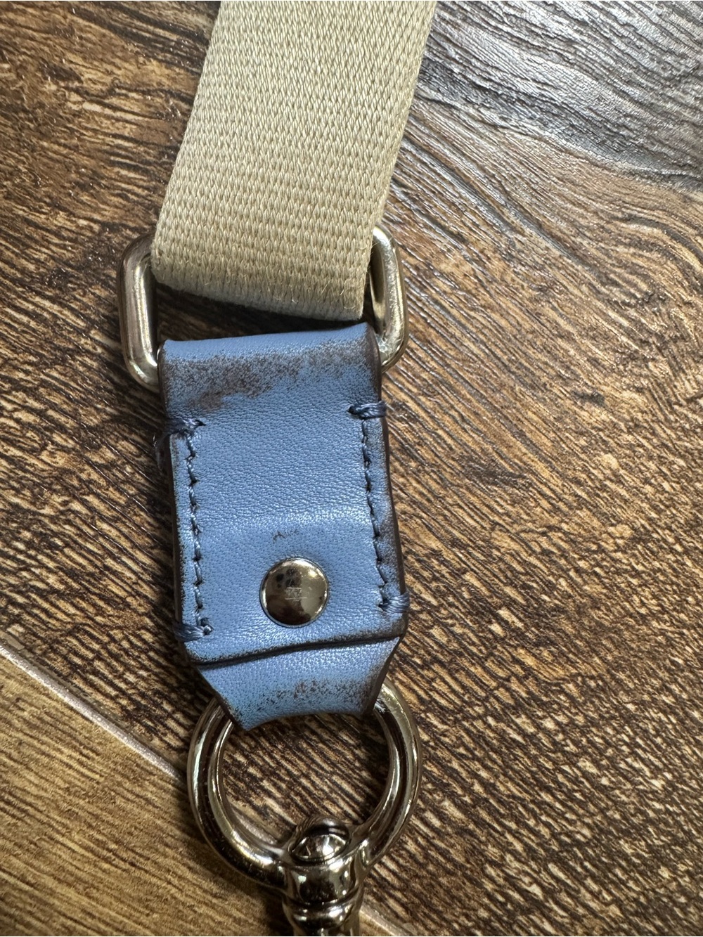 Coach Penelope Signature Crossbody Khaki Blue Canvas Turnlock Pocket - Picture 8 of 14
